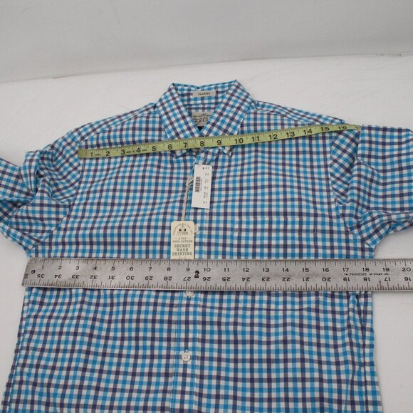 NWT J Crew shirt mens XS 2 Ply Cotton Shirting Button Down gingham Plaid Classic - Picture 12 of 13